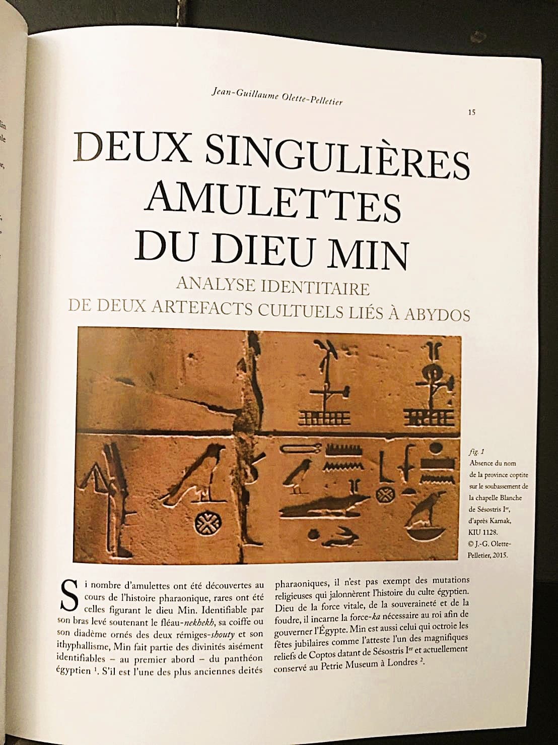 Amulets linked to the god Min